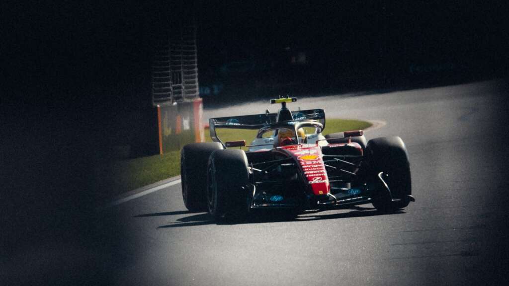 Ferrari Monza filming day Lewis Hamilton
