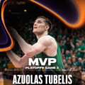 EuroLeague: Ο Αζουόλας Τουμπέλις είναι ο πολυτιμότερος παίχτης των Game 3 των playoffs